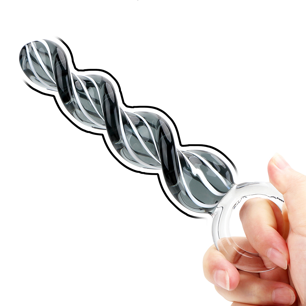 Briefs Panties IKOKY Crystal Dildo rostate Massager Glass Butt Plug Vaginal Stimulation Anal Sex Toys for Women Men piral 230824