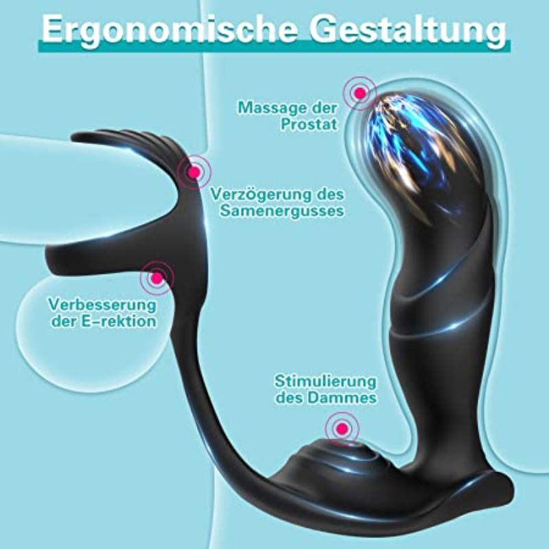 Briefs Panties Prostate Vibrator Plug Anal Butt Massager Delay Ejaculation Lock Ring Penis Cockring Remote Control Masturbator Sex Toy for Men 230824
