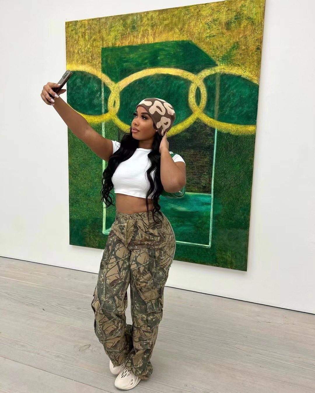 Women's Jeans Echoine Camouflage Print Hight Waist Pants Casual Pocket Cargo Pants Streetwear Y2K Trousers Club Fashion Women Clothing 230824