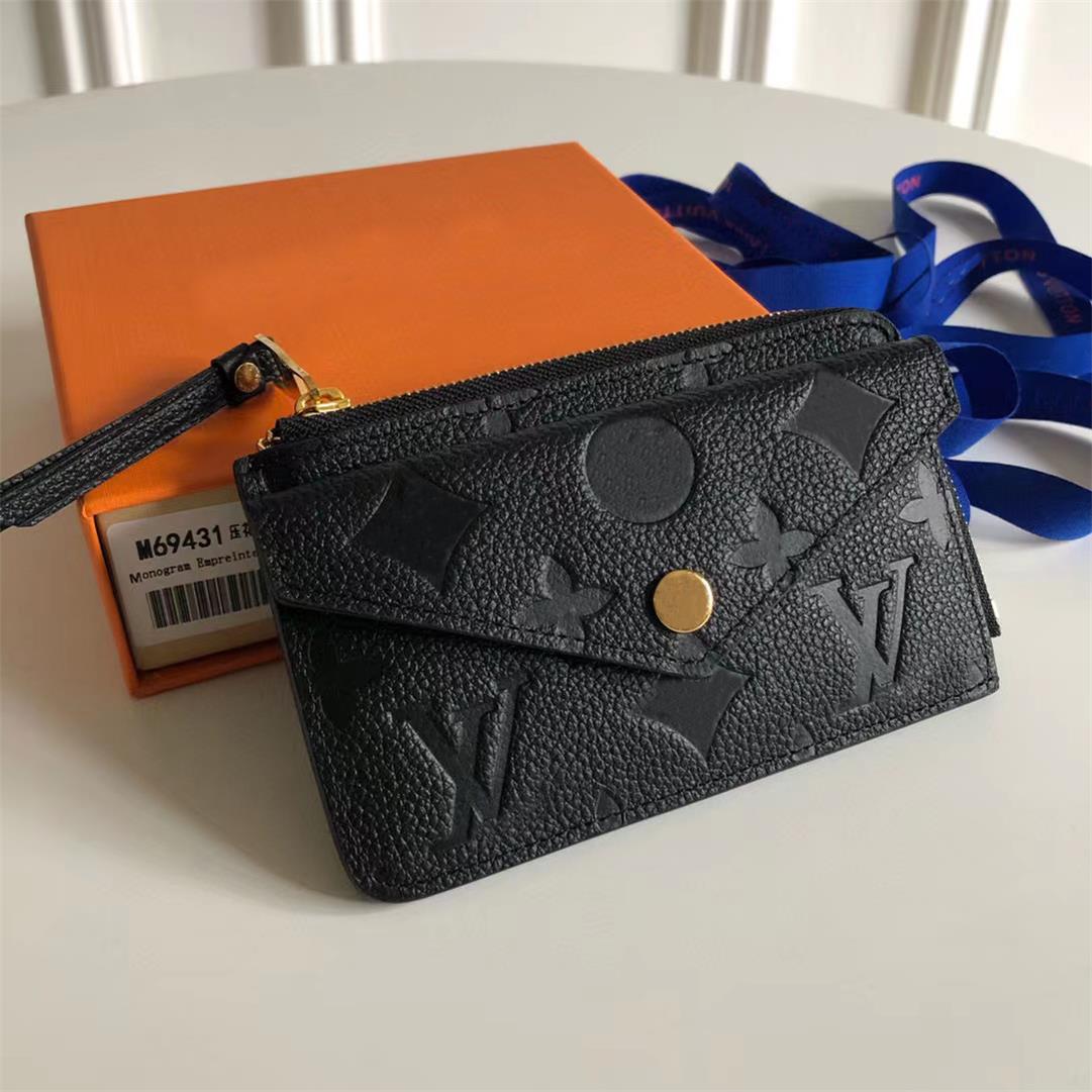 M69431 Purse WALLET CARD HOLDER RECTO VERSO Designer Fashion Womens Mini Zippy Organizer Wallets Coin Purse Bag Belt Charm Key Pouch Pochette Accessoi