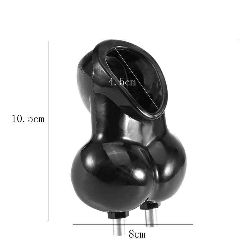 Adult Toys BDSM Electro Shock Scrotum Ring Sex Ball Stretcher Chastity Electric Cock Cage Device Penis Stimulator Sleeve Male Toy 230824
