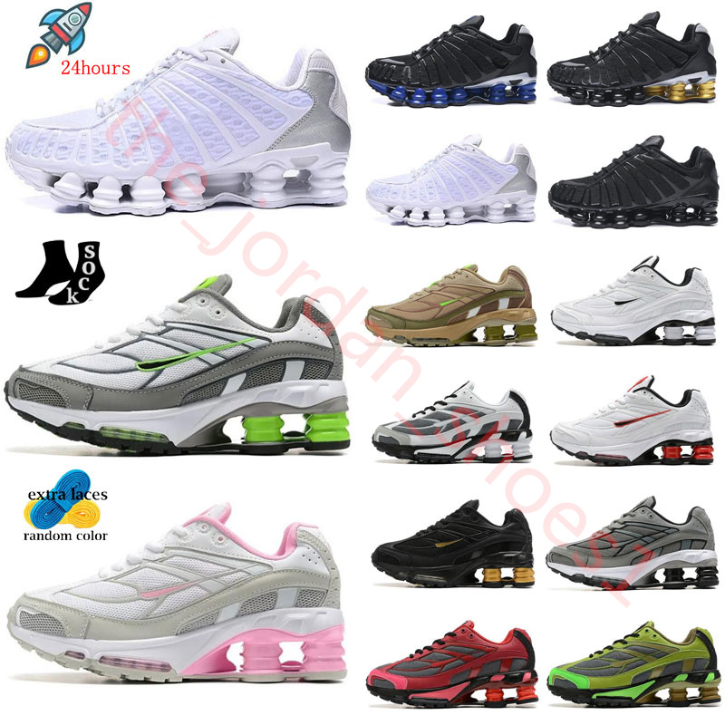 2025 Shox Running Shoes Shoxs Ride 2 Cushion Sneakers Women Men Speed Red Medium Olive Green Triple Black Gold White Silver Platinum Chrome Trainers Sports 36-46