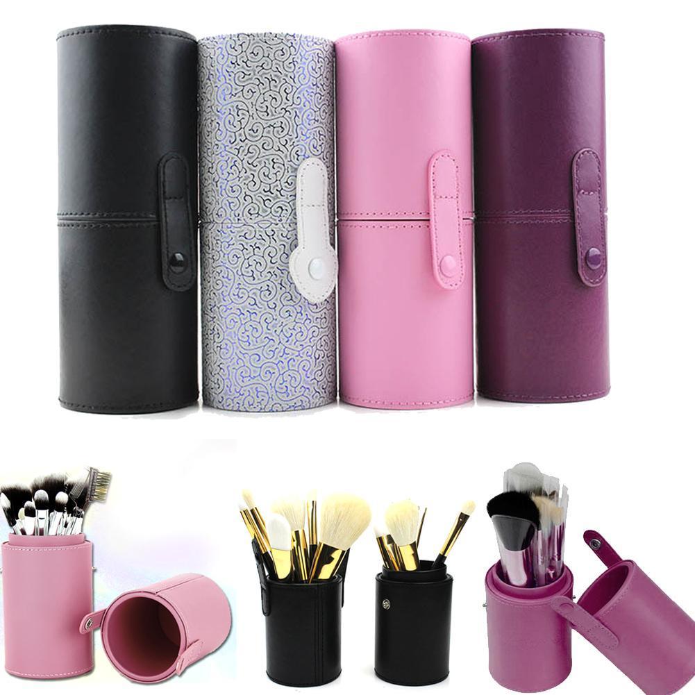 Makeup Tools PU Leather Brushes Set Organizer Storage Box Empty Holder Cosmetic Bag Make Up Beautician 230823
