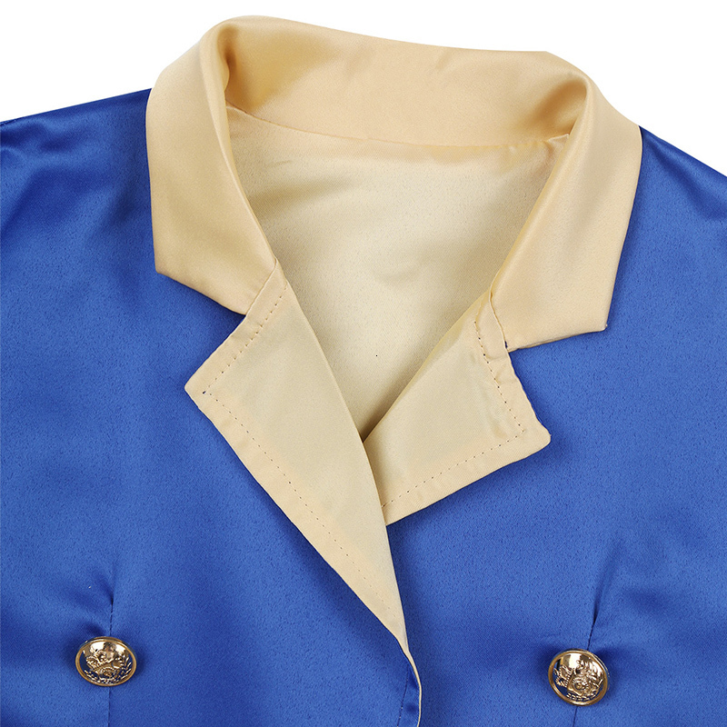 Cosplay ChicTry Baby Boys Prince Costume Turn-Down Collar Tuxedo Jacket Kids Toddlers Halloween Cosplay Birthday Theme Party Tailcoat 230817