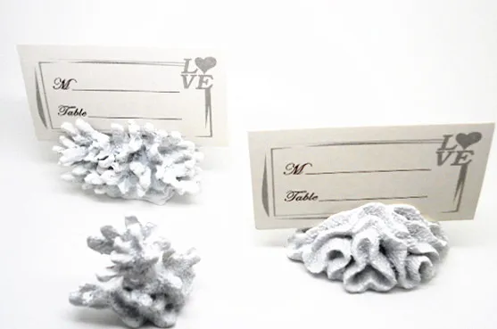 Seven Seas Coral Place Card Photo Holder 100PCSLOT wedding party photo frameZZ