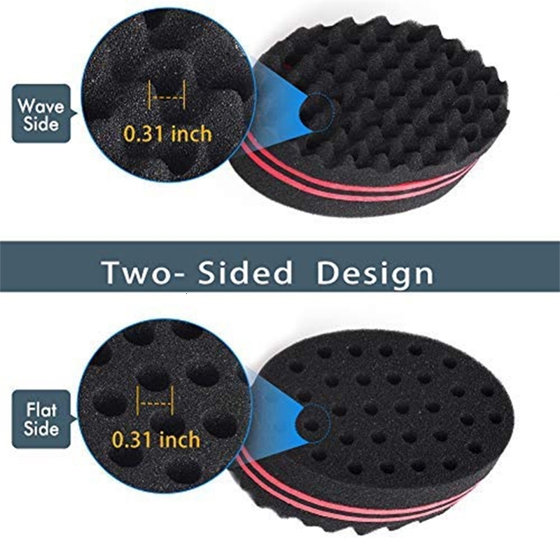 Connectors 10 Piece Curly Hair Sponge Braid Twist Roll Barber Shop Curlying Styling African Comb Foam Salon 230823