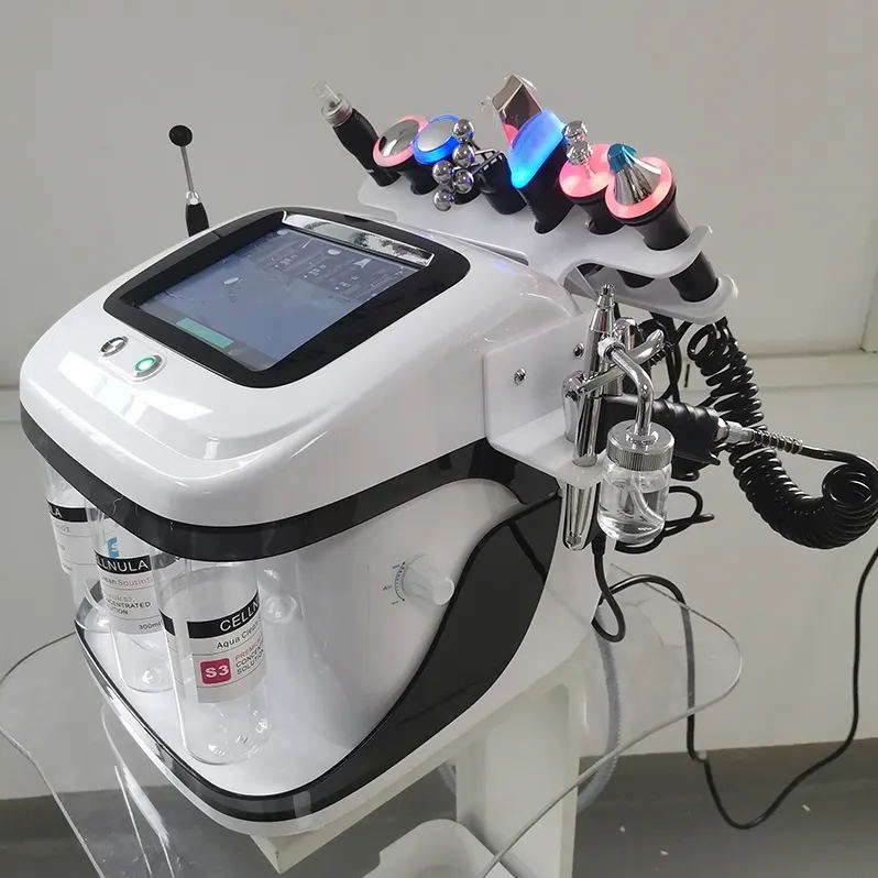 New arrival Multifunctional RF ultrasonic pore cleaning oxygen jet facial machine with sprayer