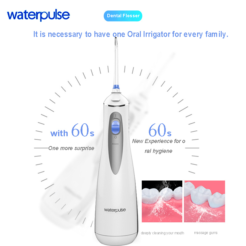 Other Oral Hygiene Waterpulse V400 Irrigator Water Flosser Electric Mouth Cleaning Dental Portable Floss Plus 230824
