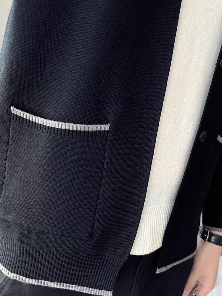 Men's Sweaters Cardigan Men Autumn Winter Thick V Neck Knitted Sweater Coats Casual Warm Fashion Clothing 2023 B35