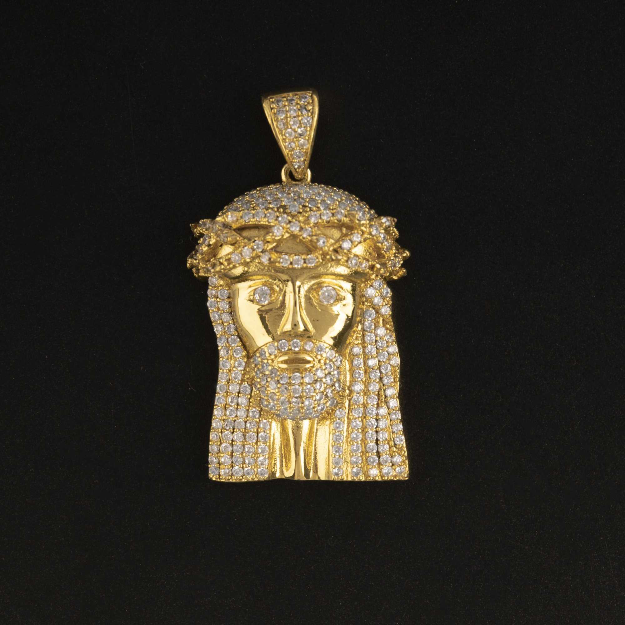 Customize 10k 14k Solid Real Gold Moissanite Piece Dia Jewelry Pendant Hip Jesus Pendants
