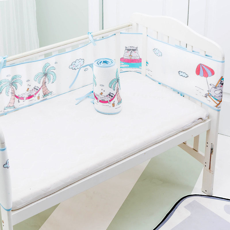 Bed Rails born Babies Fence Summer Breathable Safety Crib Rail 30028cm Mesh Crash Barrier 230824