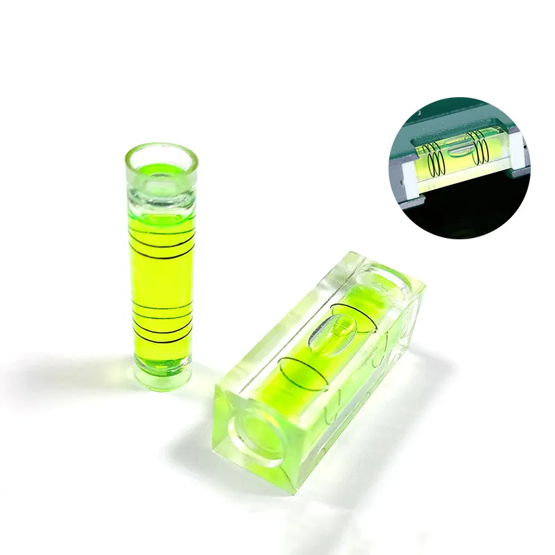 wholesale Mini Level Gauge Green Color Spirit level Bubble Spirit level Square Level Frame Accessories LL