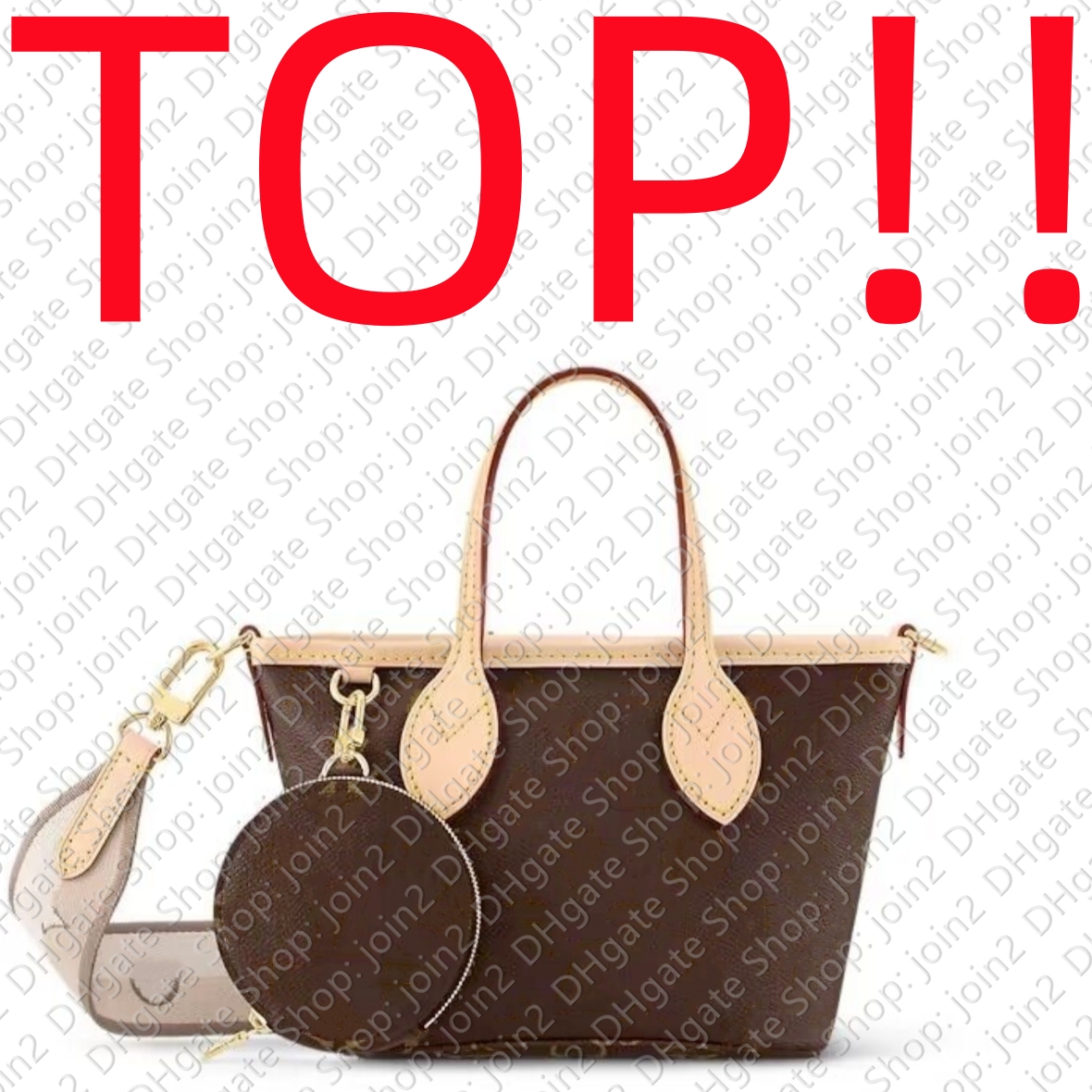 Totes TOP. M46705 NEVER F BB M46786 Designer Handbag Purse Hobo Satchel Clutch Cross Body Crossbody Top Handle Tote Lady Bag with Coin Purse