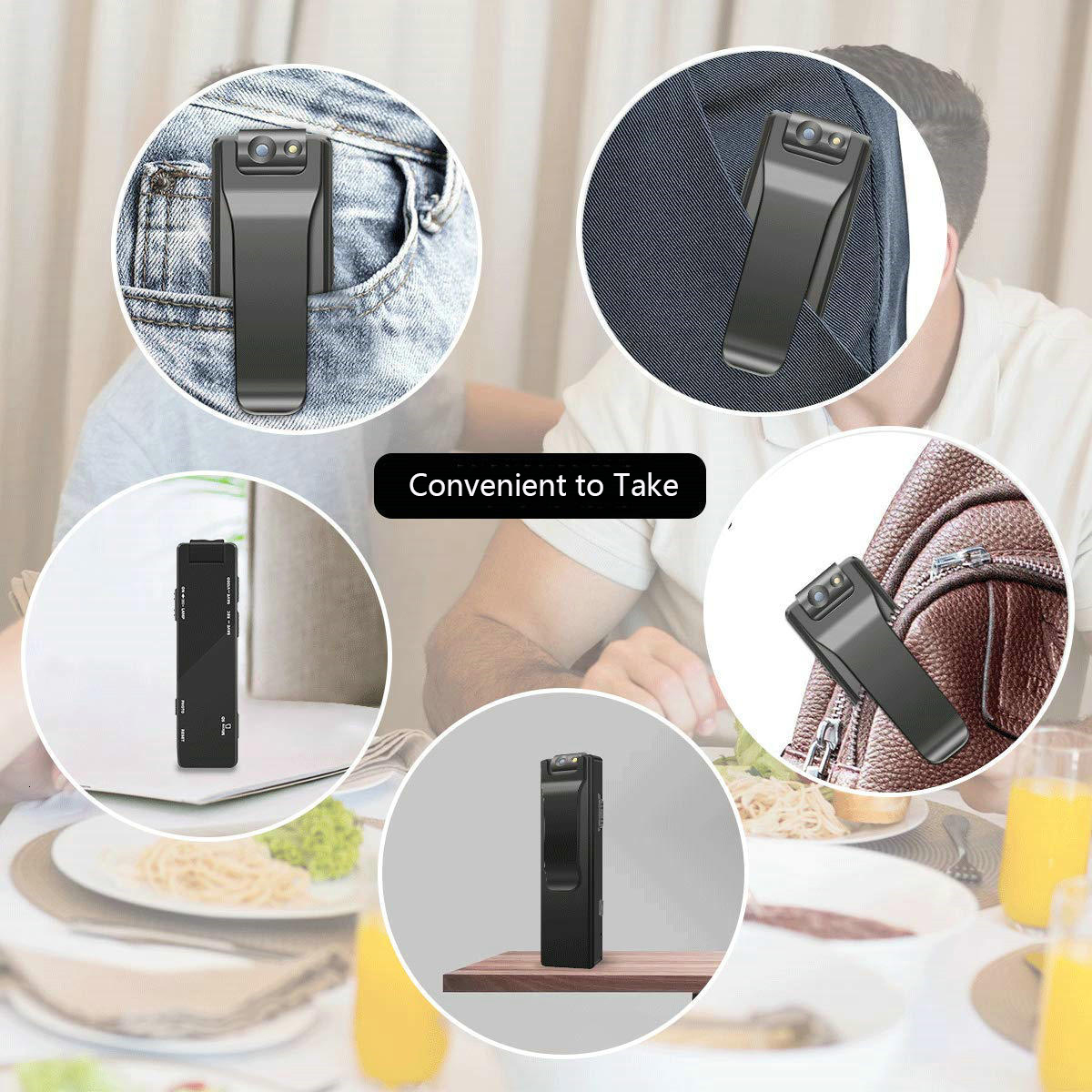 Mini Cameras Vandlion Magnetic Digital Camera HD Flashlight Micro Cam Webcam Motion Detection Snaps Loop Recording Camcorders 230823