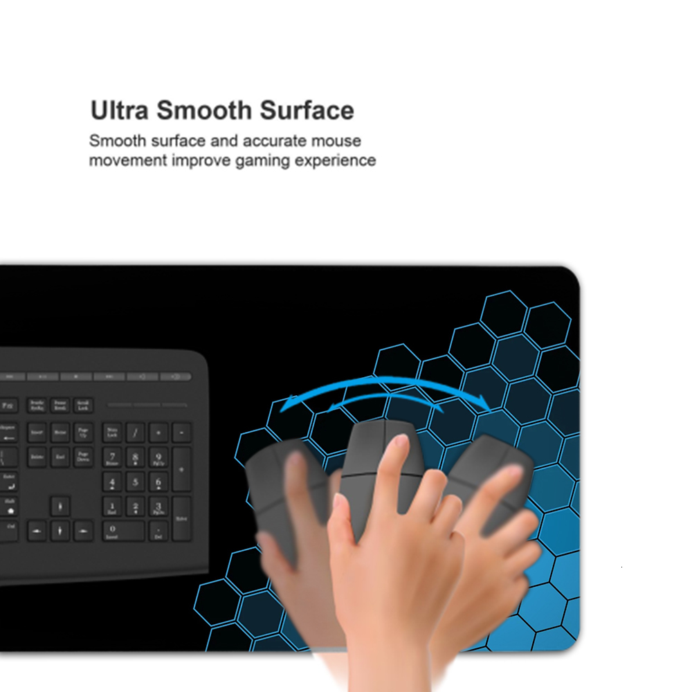 Mouse Pads Wrist Rests Geometric Gaming Accessories MousePads Computer Laptop Gamer Extended Mat Large Anime Pad Rubber Keyboards Table 230823