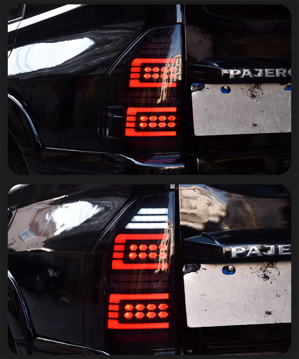 Car Tail Lights Assembly for Pajero V73 Taillight 2004-2014 V75 V77 V87 Montero LED Tail Lamp Rear Turn Signal