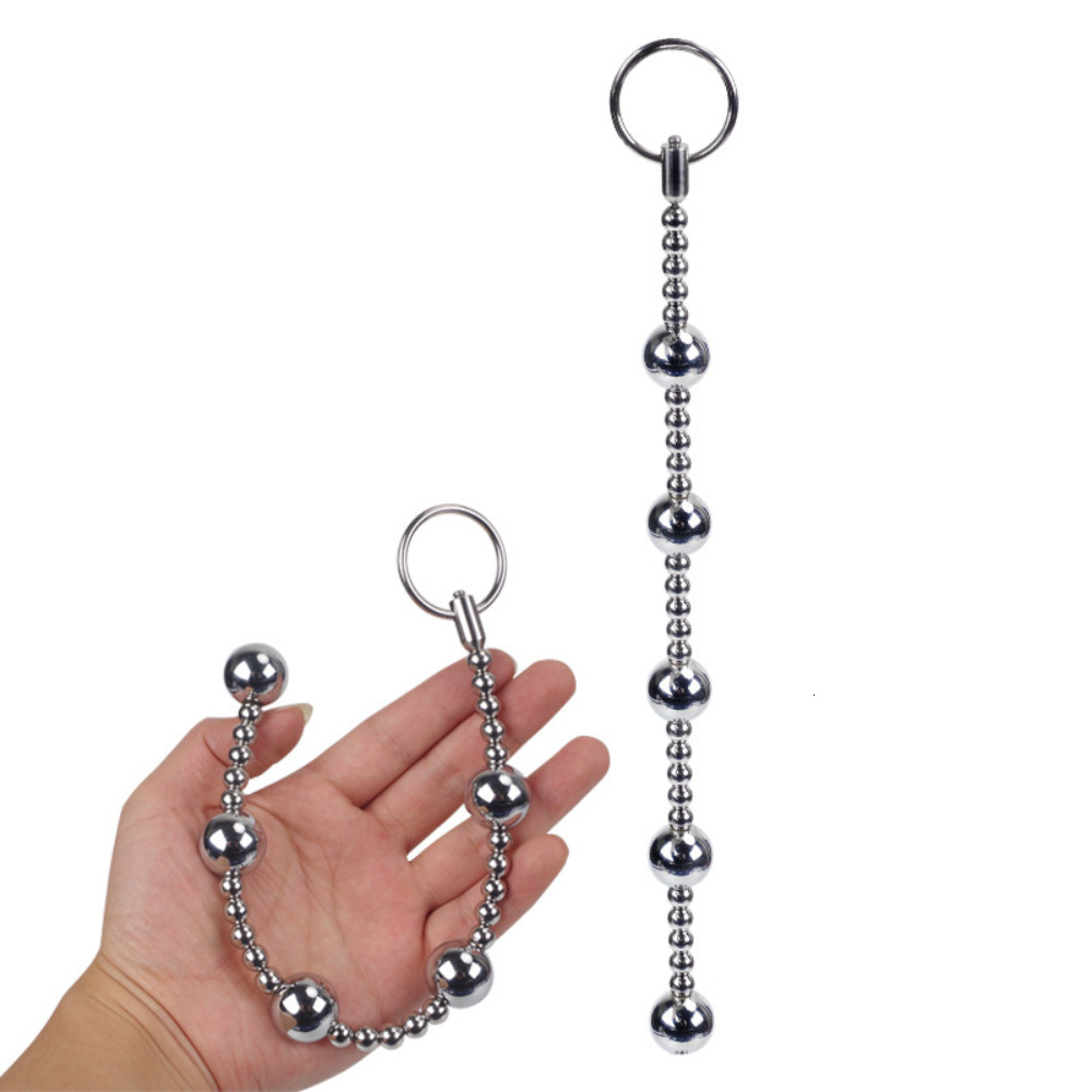Anal Toys Metal Stainless Steel Beads Vagina Ball Plug Prostate Massage Butt Adult Games Erotic Sex for Women Men 230824