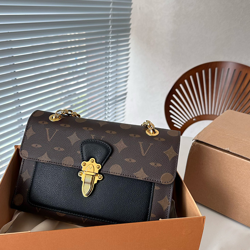 Classic Envelope Bag Luxury Corss Body Shoulder Handbag Elegant Leather Women Bags Letters High-Quality