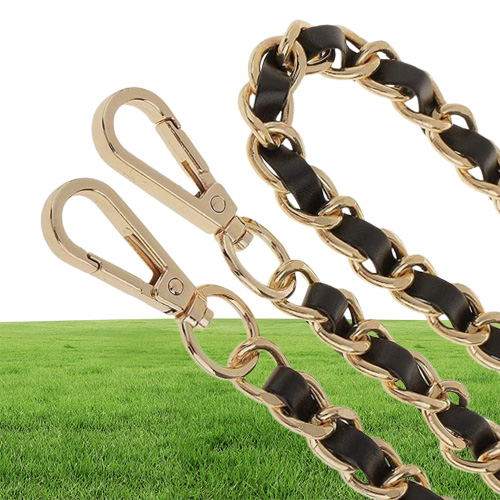 Synthetic Leather Metal Chain Replacement Interchangeable Shoulder Bag Strap Bag Accessories