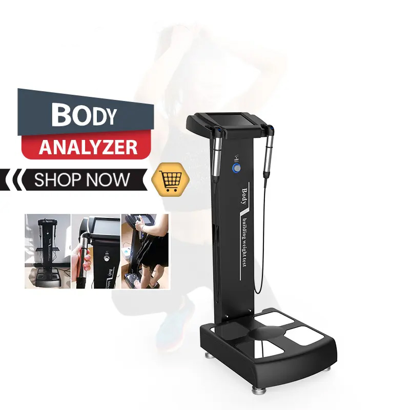 Multifunction Height Weight Scale Body Composition Analyzer Magnetic Resonance Fat Health Detect Skin Moisture Body Analyzer Machine Price