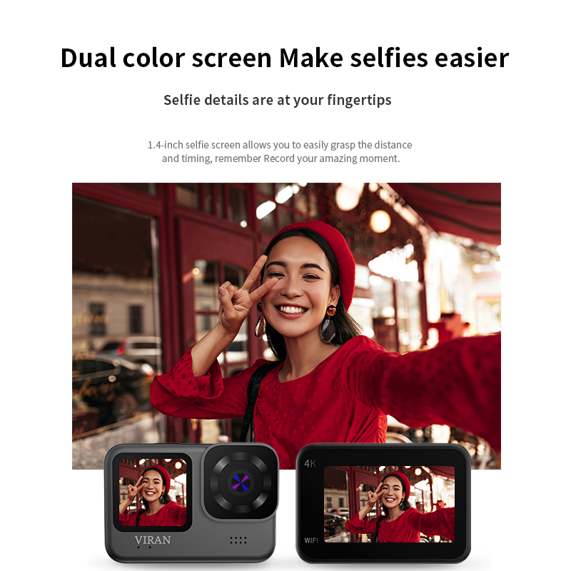 Weatherproof Cameras 4K 60FPS Action Camera X3 4k 60fps Yes English 101g 150g No About 20mp Sports Video Hero 11 Genuine 230823