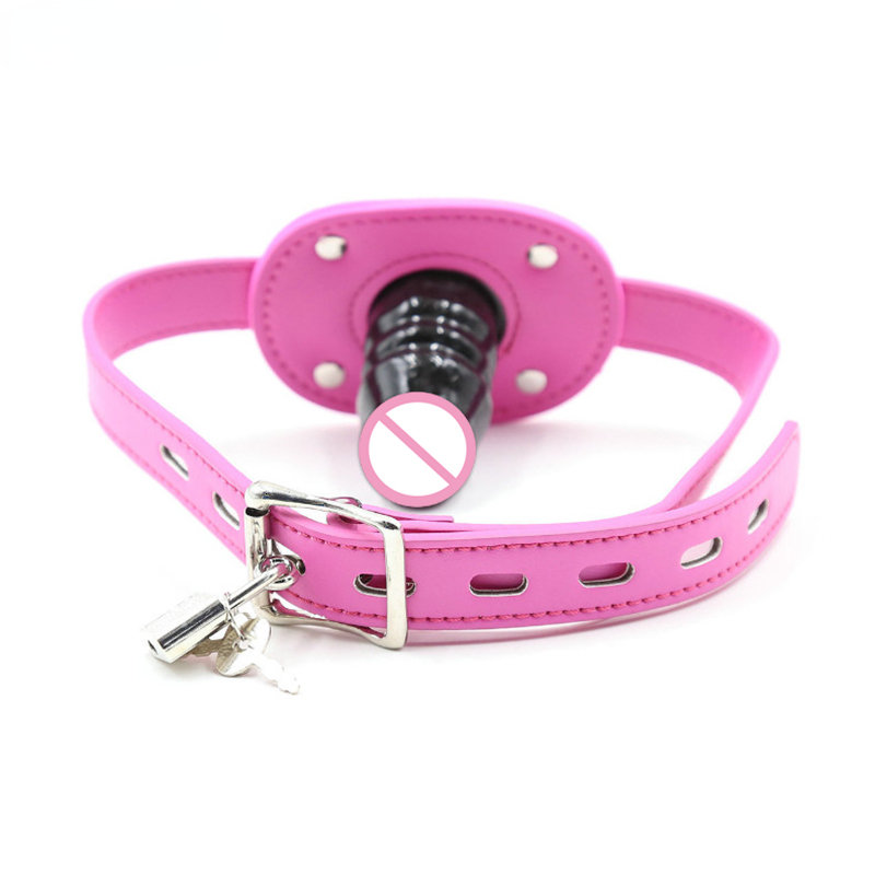 Adult Toys Open Mouth Gag Silicone Ball Dildo Restraint Fetish Flirting BDSM Bondage Sex for Couples Erotic Game Chastity Belt 230824