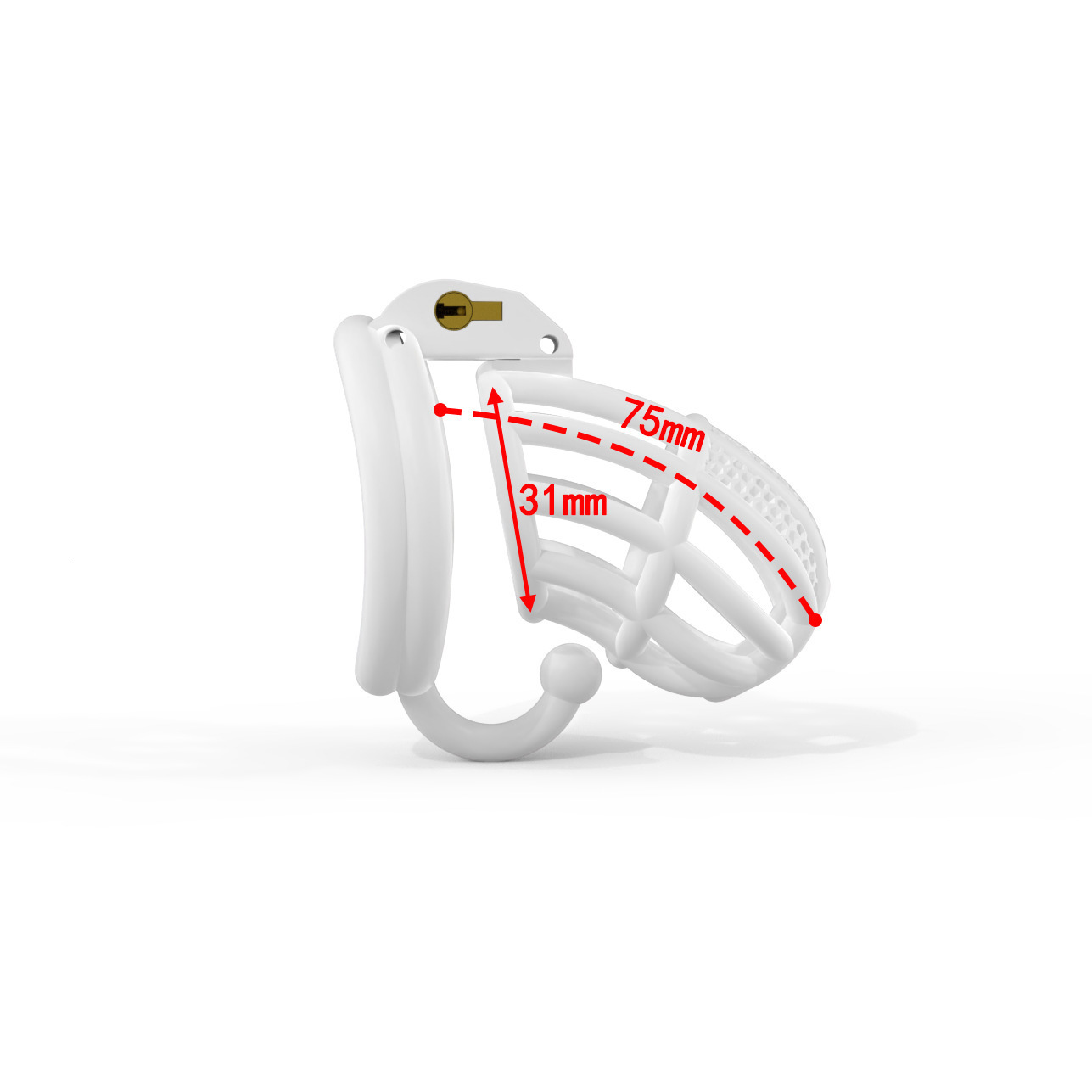 Cockrings Sextoy Honeycomb 2nd Generation Chastity Cage Double Ring with Hook Cock Bdsm Sissy Abstinence Erotic Sex Toys for Men Gay 230824