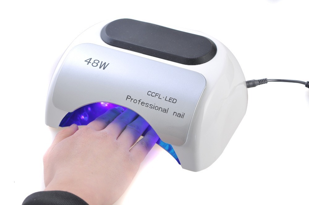 Nail Dryers nail High quality 48W US EU Plug Ultraviolet 110-220v Gel Professional LED UV Curing Lamp CCFL Light Dryer Nail Art 230824