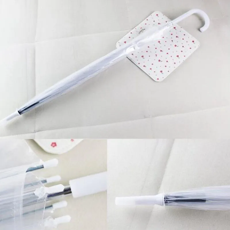 Top Stylish Simplicity Bubble Deep Dome Umbrellas Long Handle Apollo Transparent Umbrella Girl Mushroom Umbrella Clear Bubble ZZ