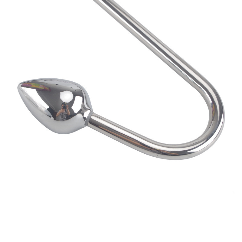 Adult Toys Stainless Steel Single Bead Electric Shock Anal Hook Estim Bdsm Plug Anus Masturbation Buttplugs Sex for Women Men 230824