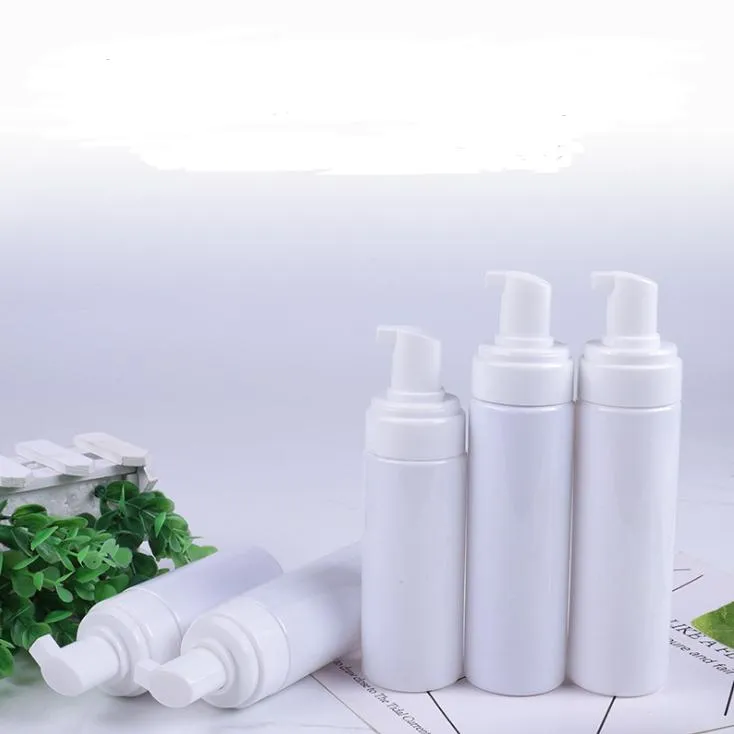wholesale 50/80/100/150/200ml Cleanser Mousse Bottle Empty Refillable Plastic Pump Bottle Vial Trip Pot Foam Soap Liquid Mousse Fast23 LL