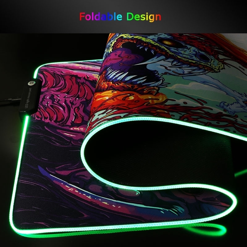 Mouse Pads Wrist Rests RGB ASUS ROG Pad Gaming Accessories Computer Mousepad Keyboard Backlit LED Gabinete Gamer Carpet Tapis De Souris Desk Mat 23082