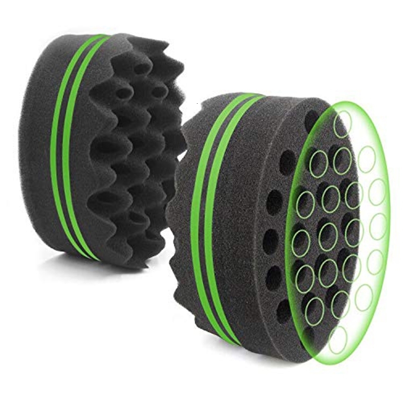 Connectors 10 Piece Curly Hair Sponge Braid Twist Roll Barber Shop Curlying Styling African Comb Foam Salon 230823