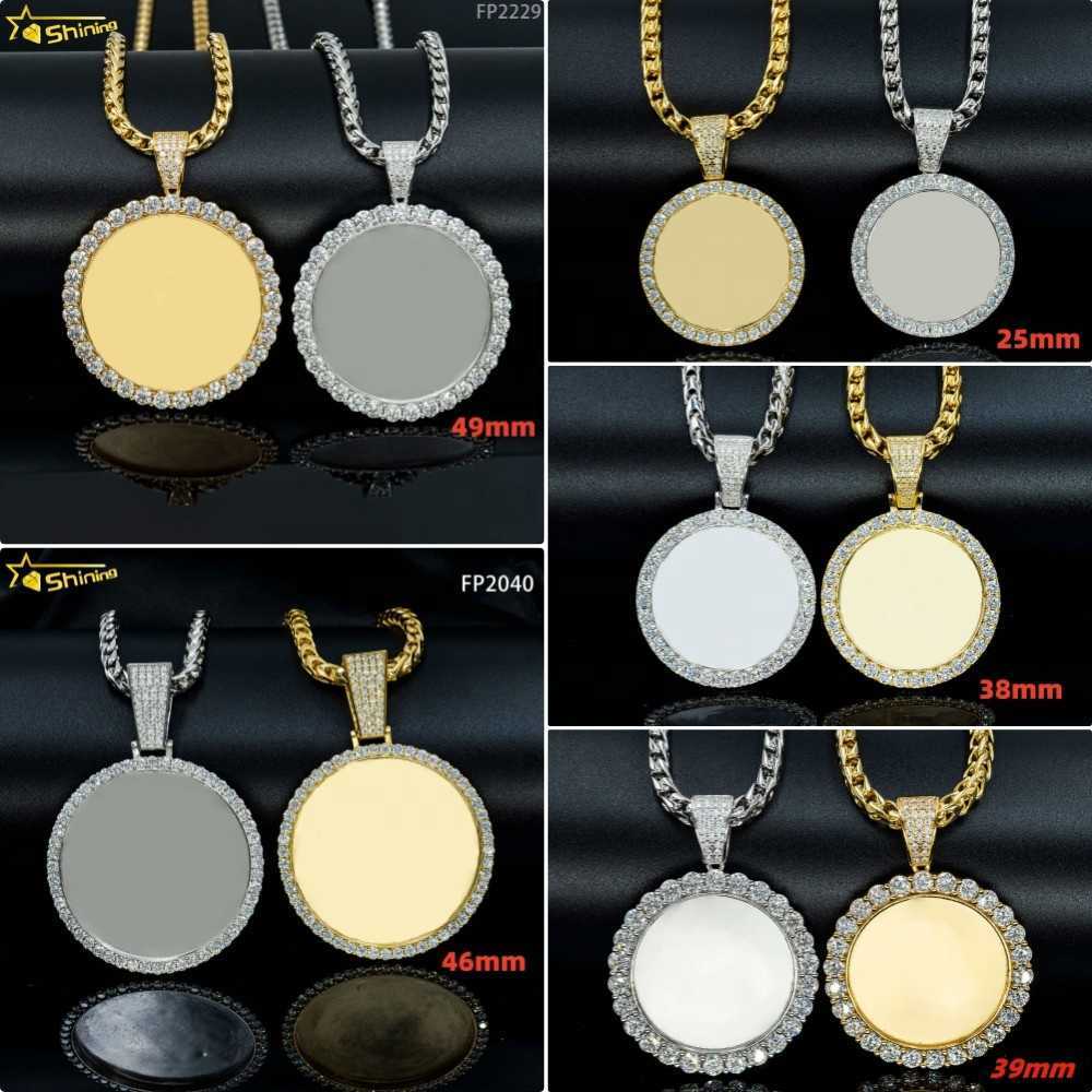 Ready to ship stock custom sterg sier vvs moissanite dia hip hop memory photo picture pendant