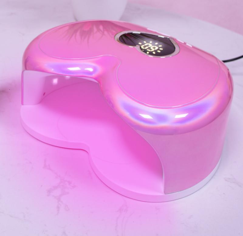 Nail Dryers 96W Uv/led Nail Drying Lamp for Manicure Heart Shape Professional Nail Polish Dryer Light Machine for Fast Drying All Gel Polish 230824