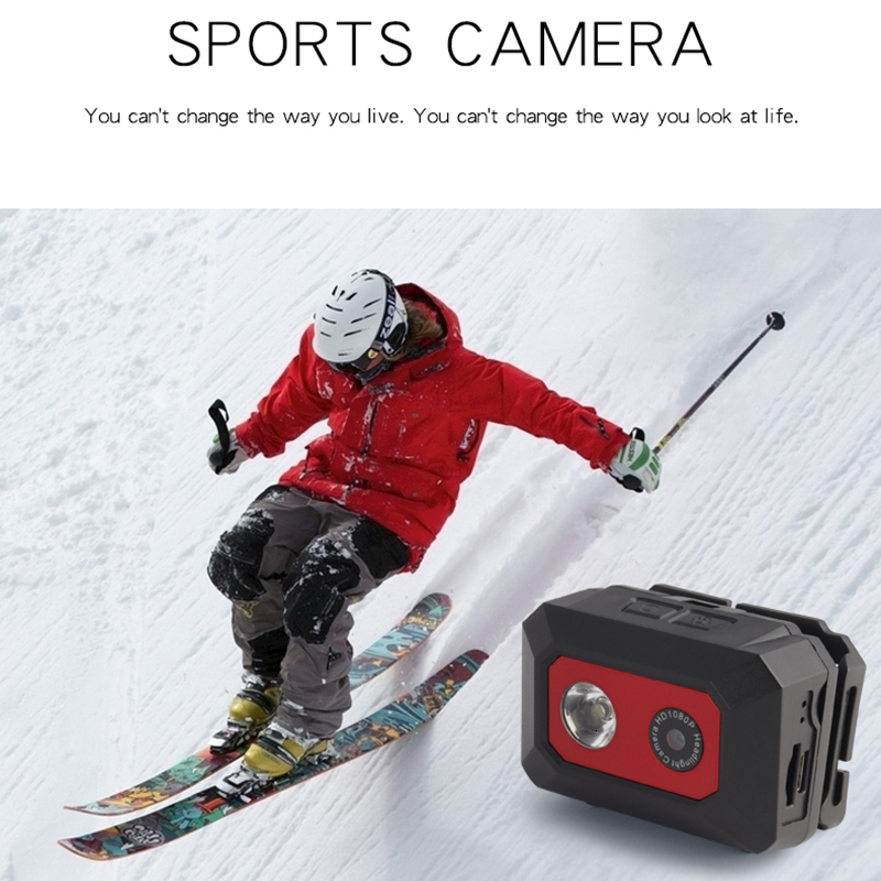 Weatherproof Cameras HD 1080P Outdoor Sport Camera 8 Night Vision Camcorder SOS Head mounted Action Helmet Video Recording DVR Cam 230823