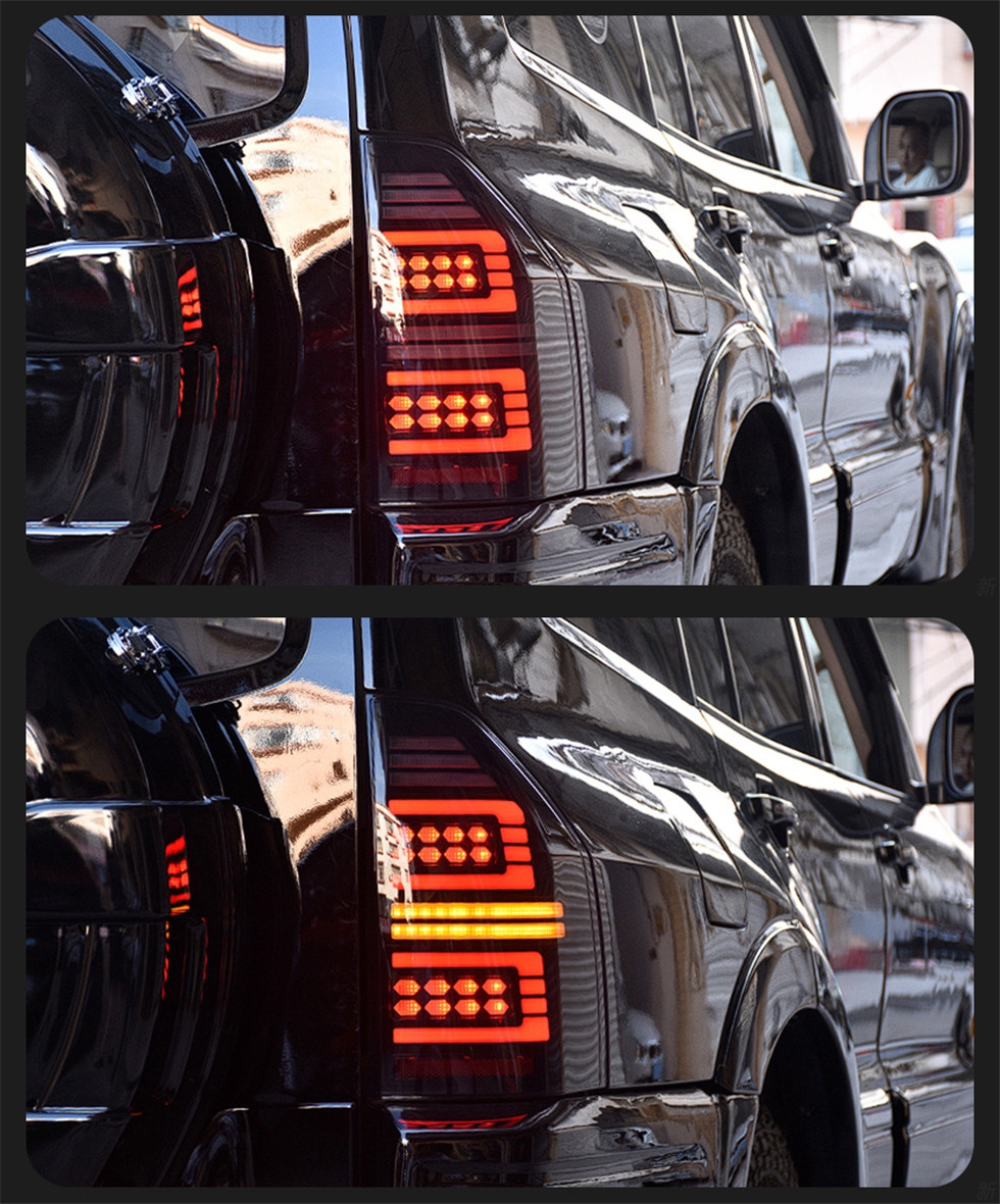 Car Tail Lights Assembly for Pajero V73 Taillight 2004-2014 V75 V77 V87 Montero LED Tail Lamp Rear Turn Signal