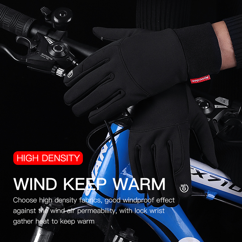 Five Fingers Gloves Touch Screen Windproof Outdoor Sport Men Women Winter Glove Fleece Thermal Warm Running Antislip Cycling 230823