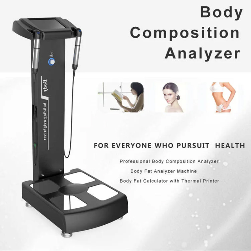 Multifunction Height Weight Scale Body Composition Analyzer Magnetic Resonance Fat Health Detect Skin Moisture Body Analyzer Machine Price