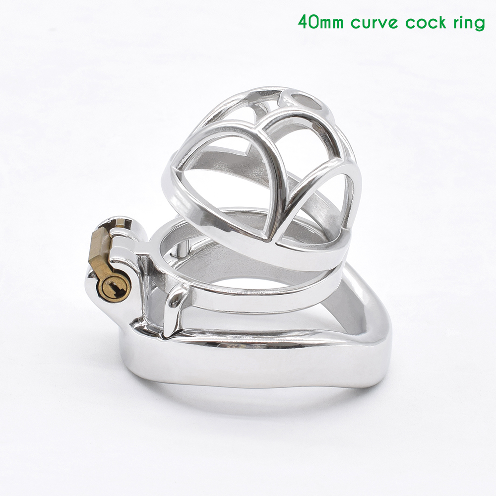 Cockrings BDSM Sex Shop Toys for Men Metal Chastity Belts Male Sextoy Cock Cage Stainless Steel Penis Rings Adult Games 230824