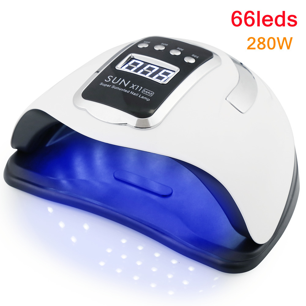 Nail Dryers 280W SUN X12/X11 MAX UV LED Nail Lamp for Manicure Nail Gel Polish Drying Machine Professional Intelligent Nail Dryer Salon Tool 230824