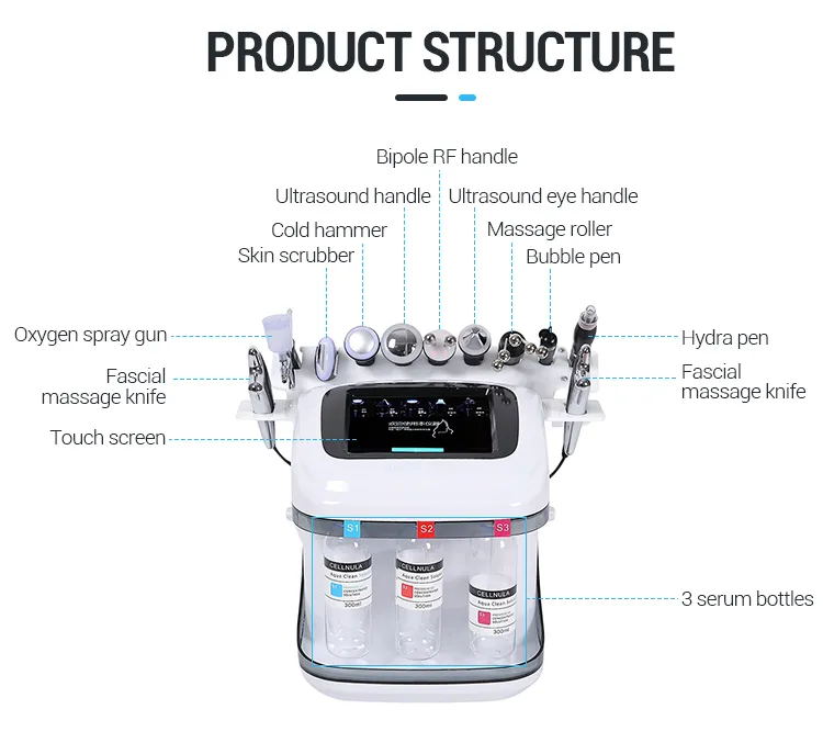 Professional Skin Tightening Face Cleaning Ionic Beauty Face Machine