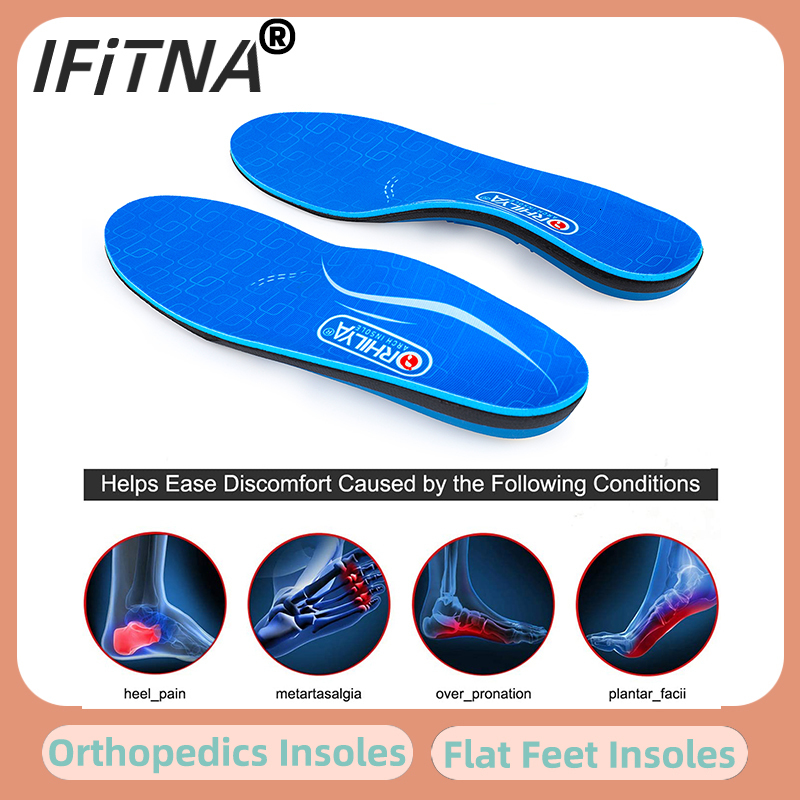 Shoe Parts Accessories Plantar Fasciitis Arch Support Orthopedic Insoles Male Female Inserts Flat Feet Ort ic Sole Running Athletic Sport Pad 230823