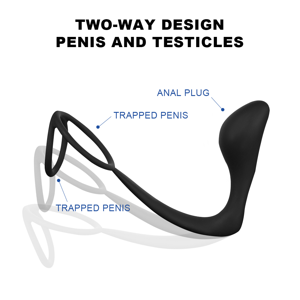 Briefs Panties Silicone Male Climax Erotic Cock Ring Prostate Massager Anal Sex Toys Fantasy BDSM masturbation Adult Products Drop 230824