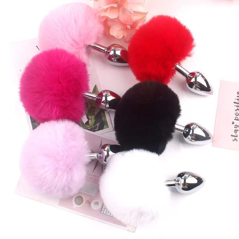 Briefs Panties Sexy Anal Plug Bunny Tail Stainless Steel and Silicone Butt Plugs Sex Toys for Woman Men Gay Anus Stimulator Smooth Touch Couple 230824
