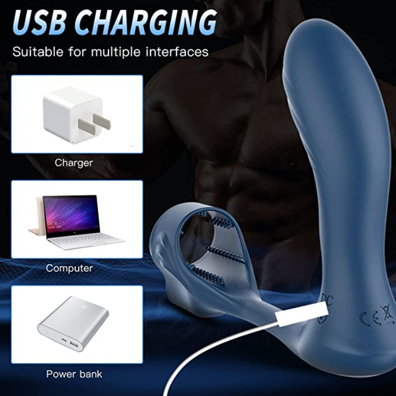 Briefs Panties Heating Vibrator Prostate Massager With Penis Sleeve Anal Butt Plug Remote Masturbation Male Cock Ring Sex Toys For Men Couple 230824