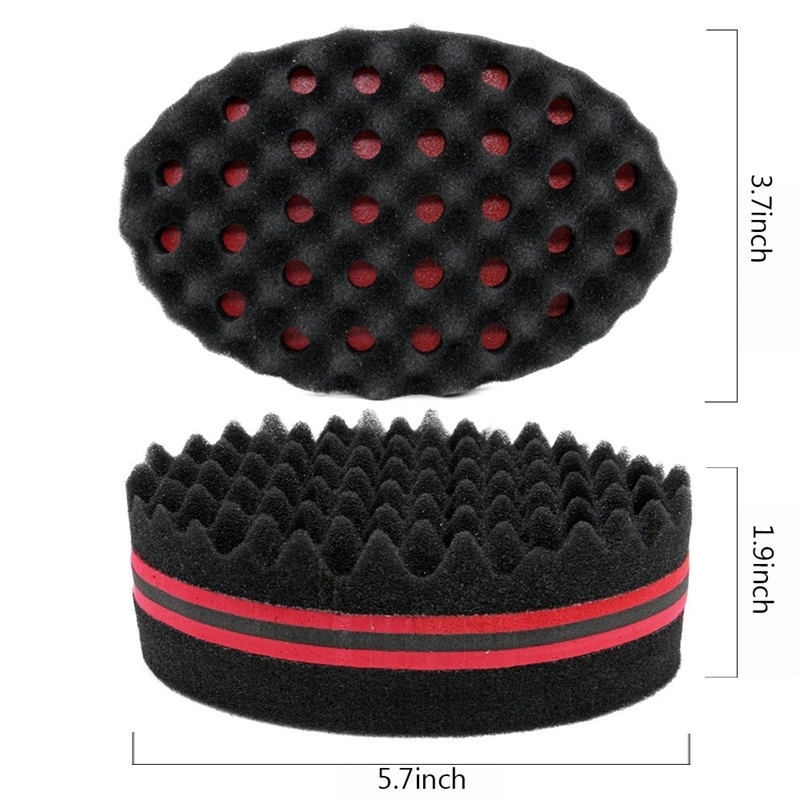 Connectors 10 Piece Curly Hair Sponge Braid Twist Roll Barber Shop Curlying Styling African Comb Foam Salon 230823
