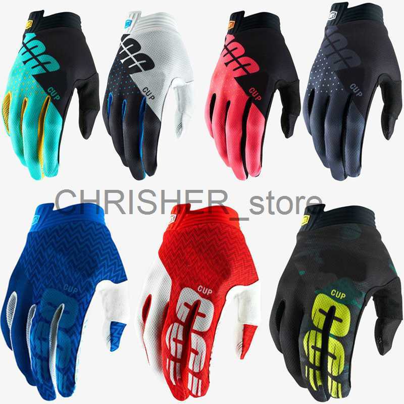 Image of Cycling Gloves Motocross Gloves CUP 100 gloves Downhill Mountain Bike DH MX MTB Motorbike Glove Summer Mens Woman Motorcycle Luvas Racing x0824