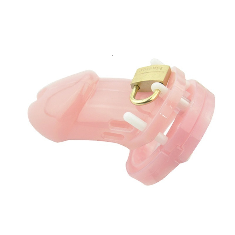 Cockrings 5 Size Rings Chastity Cage Male Sex Toys Small or Standard Device Cock Brass Lock Locking Erotic Urethral 230824