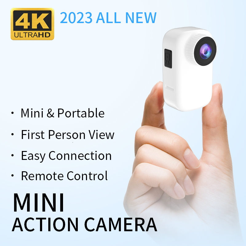 Weatherproof Cameras 2023 WIFI 4K HD Sports Camera Anti shake Pocket Video Driving Recorder Riding Action with LCD Display 230823